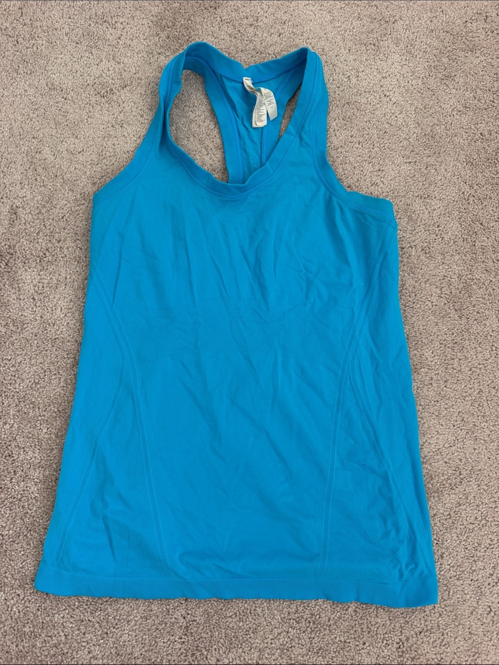 Athleta Bright Turquoise Racerback Tank